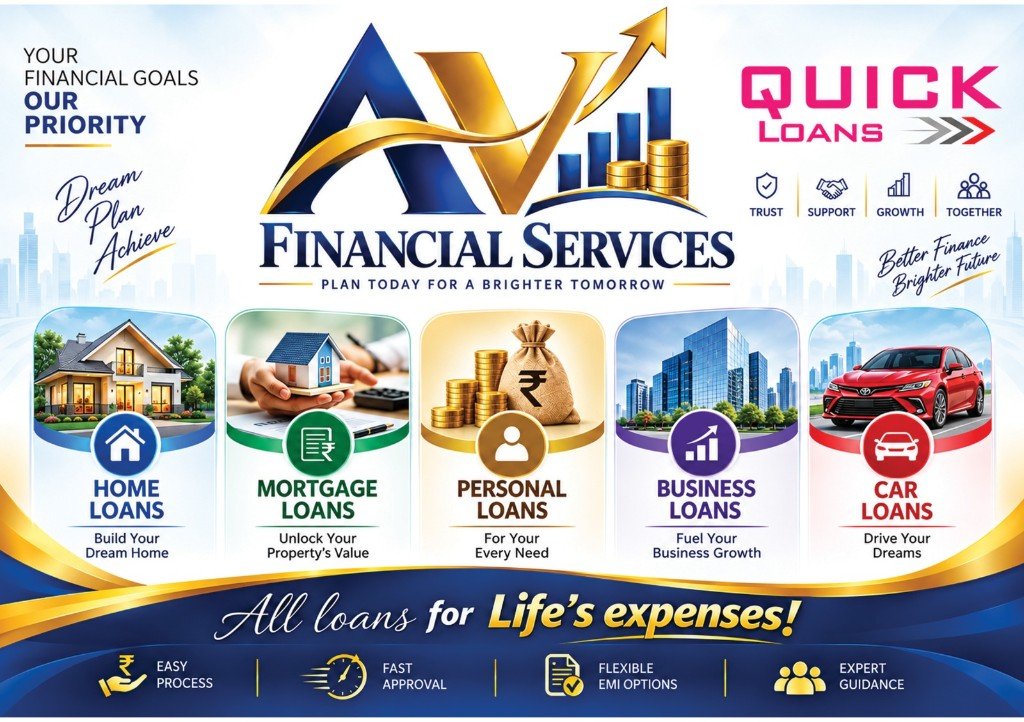 AV Financial Services — Quick Loans. Plan today for a brighter tomorrow.